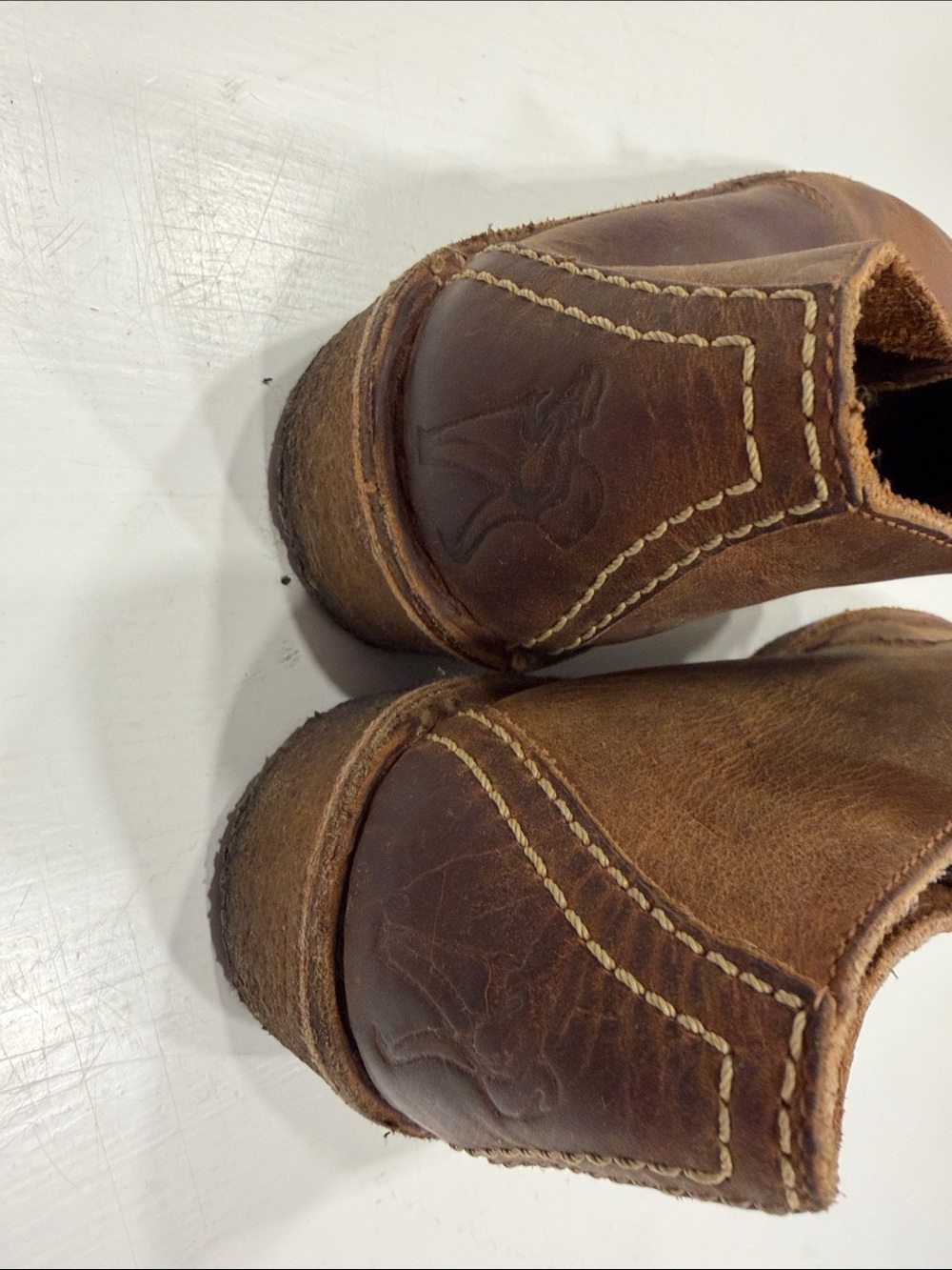 Clarks Men's Dark Brown Leather Chukka Boots - Picture 9 of 14